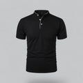 Men's Collarless Polo Shirt – Classic Style for Any Occasion