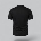 Men's Collarless Polo Shirt – Classic Style for Any Occasion