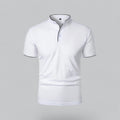 Men's Collarless Polo Shirt – Classic Style for Any Occasion