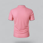Men's Collarless Polo Shirt – Classic Style for Any Occasion
