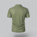 Men's Collarless Polo Shirt – Classic Style for Any Occasion