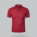 Men's Collarless Polo Shirt – Classic Style for Any Occasion