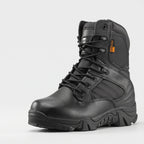 Men's Combat Boots - Side Zip Tactical Hiking Boots - Army Boots