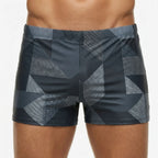Men's Fitted Athletic Swim Trunks for Unrestricted Movement