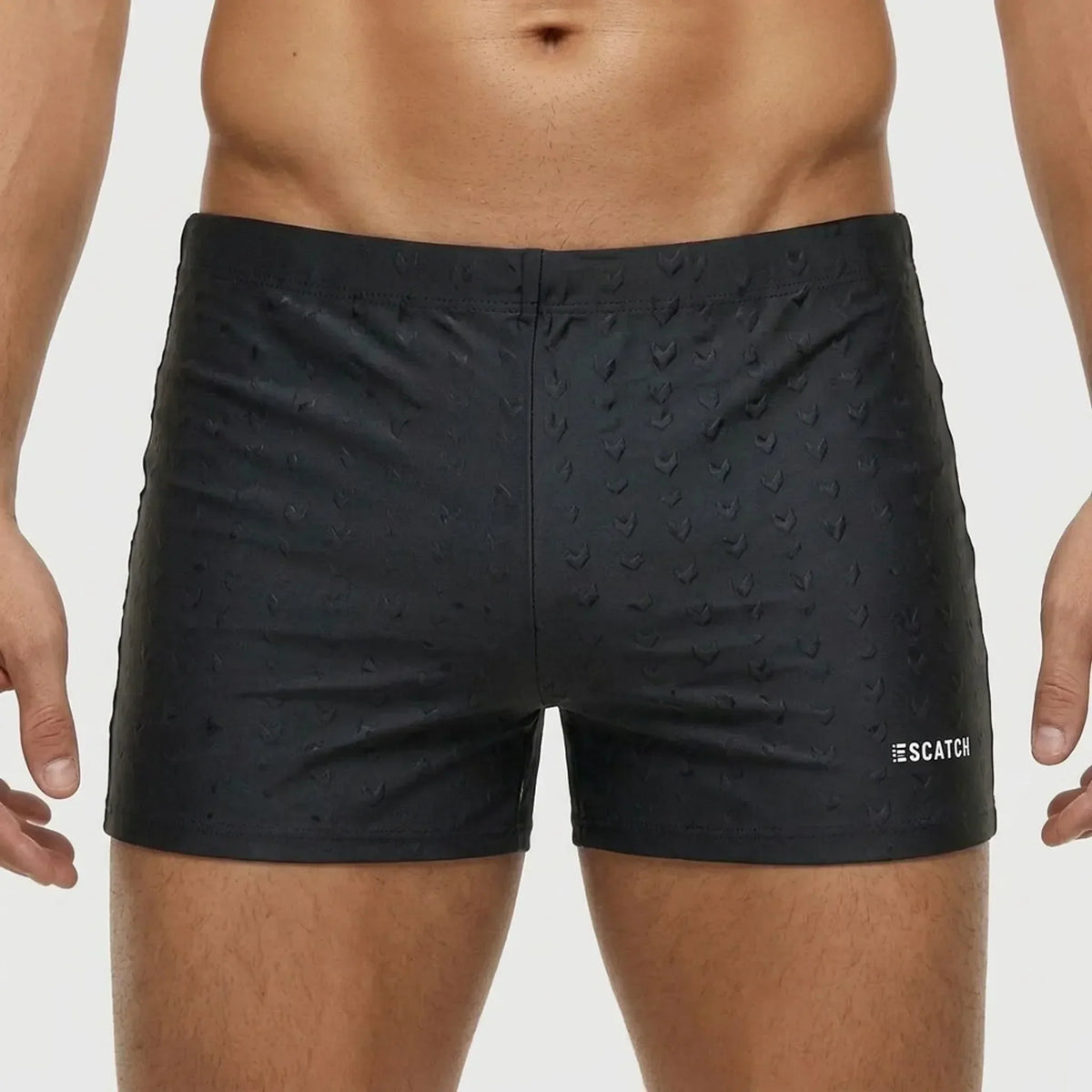 Men's Fitted Athletic Swim Trunks for Unrestricted Movement