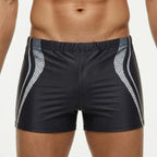 Men's Fitted Athletic Swim Trunks for Unrestricted Movement