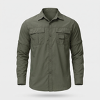 Men's Hiking Shirt - Zip Off Sleeves - Fishing Shirt - Safari Shirt
