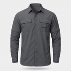Men's Hiking Shirt - Zip Off Sleeves - Fishing Shirt - Safari Shirt