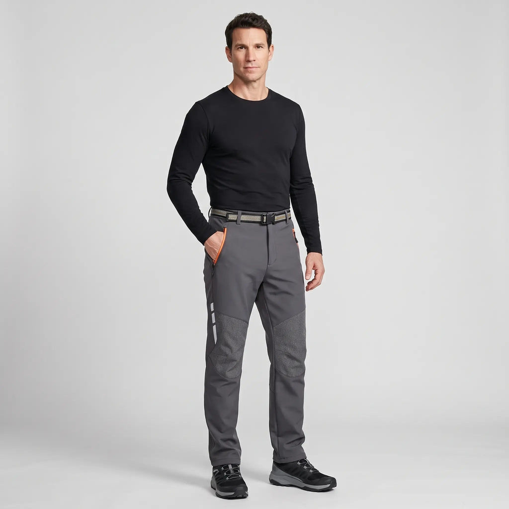 Men's Hiking Trousers – Fleece Lined Water Resistant Hiking Trousers