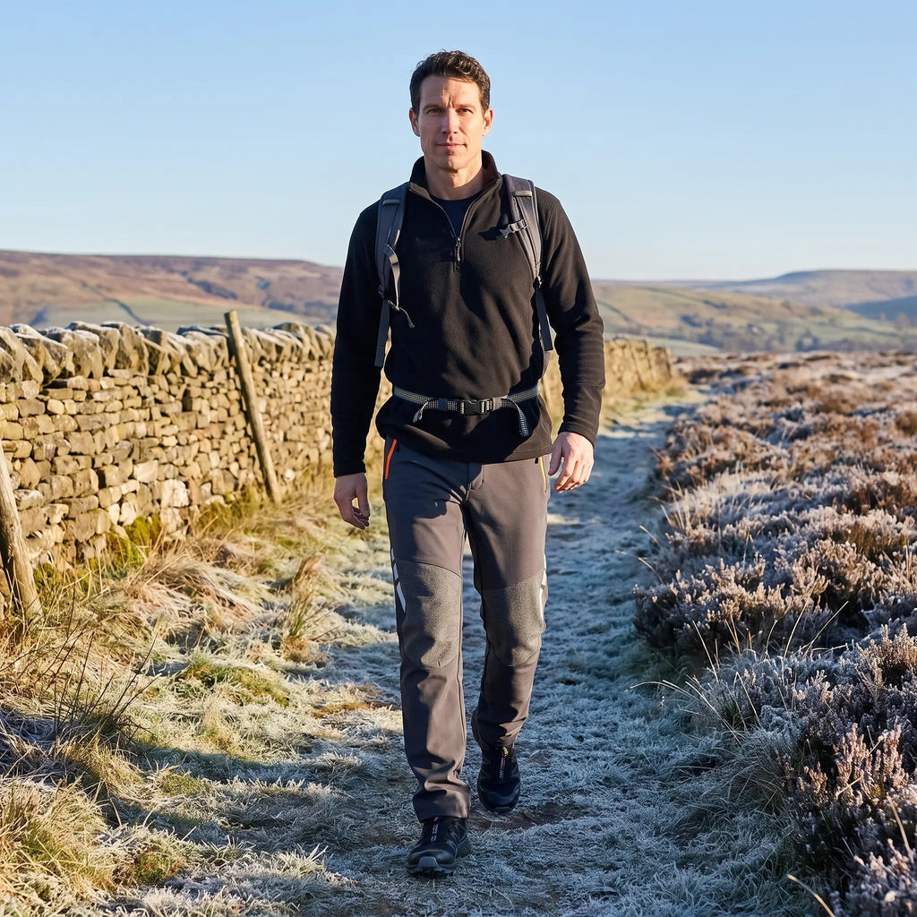 Men's Hiking Trousers – Fleece Lined Water Resistant Hiking Trousers