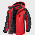 Men's Hooded Waterproof Jacket — Thermal Fleece Lining