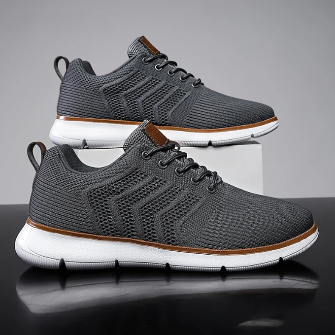 Men's Lightweight Airmesh Stride Trainers for All-Day Comfort