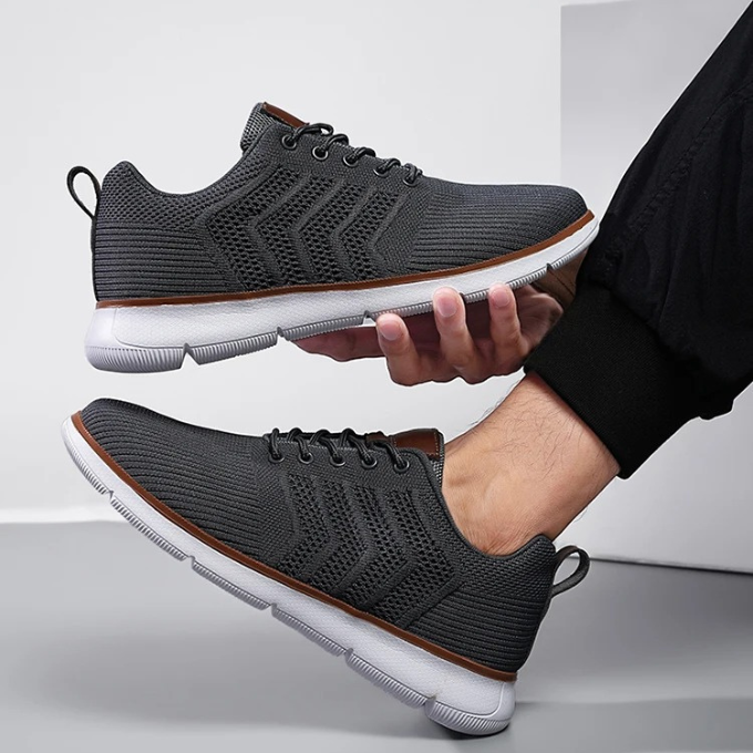 Men's Lightweight Airmesh Stride Trainers for All-Day Comfort