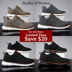 Men's Lightweight Airmesh Stride Trainers for All-Day Comfort