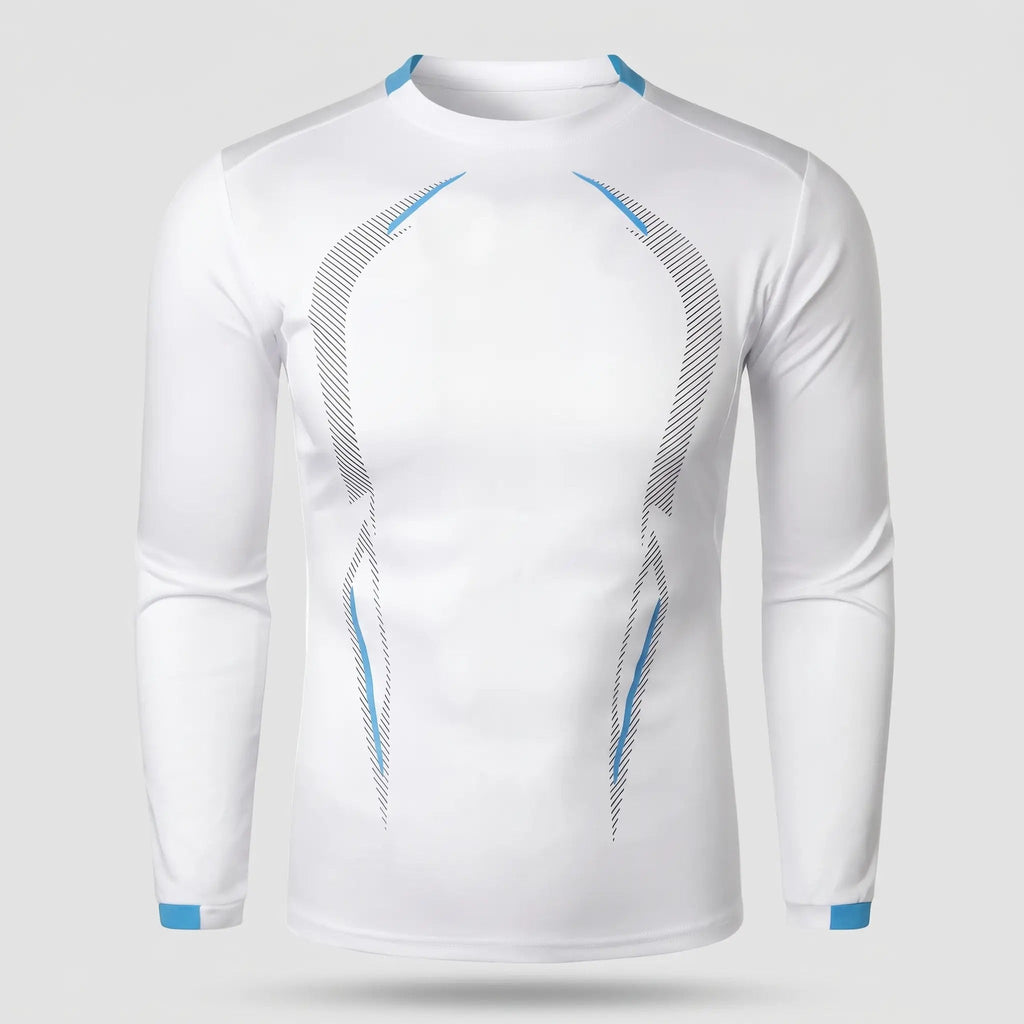 Men's Long Sleeve Running Top - Quick Dry Base Layer - Hiking T Shirt