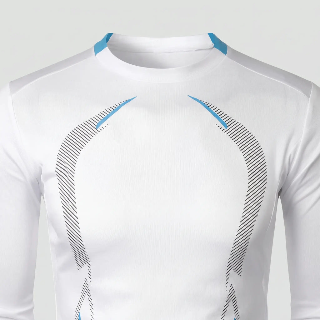 Men's Long Sleeve Running Top - Quick Dry Base Layer - Hiking T Shirt