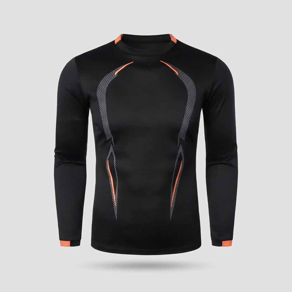 Men's Long Sleeve Running Top - Quick Dry Base Layer - Hiking T Shirt