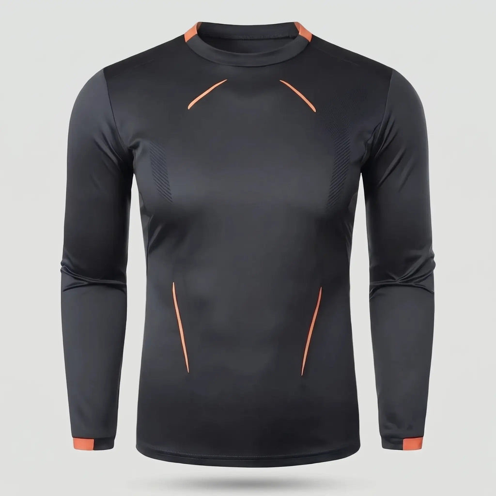 Men's Long Sleeve Running Top - Quick Dry Base Layer - Hiking T Shirt