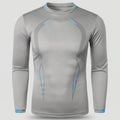 Men's Long Sleeve Running Top - Quick Dry Base Layer - Hiking T Shirt