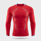 Men's Long Sleeve Running Top - Quick Dry Base Layer - Hiking T Shirt