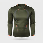 Men's Long Sleeve Running Top - Quick Dry Base Layer - Hiking T Shirt