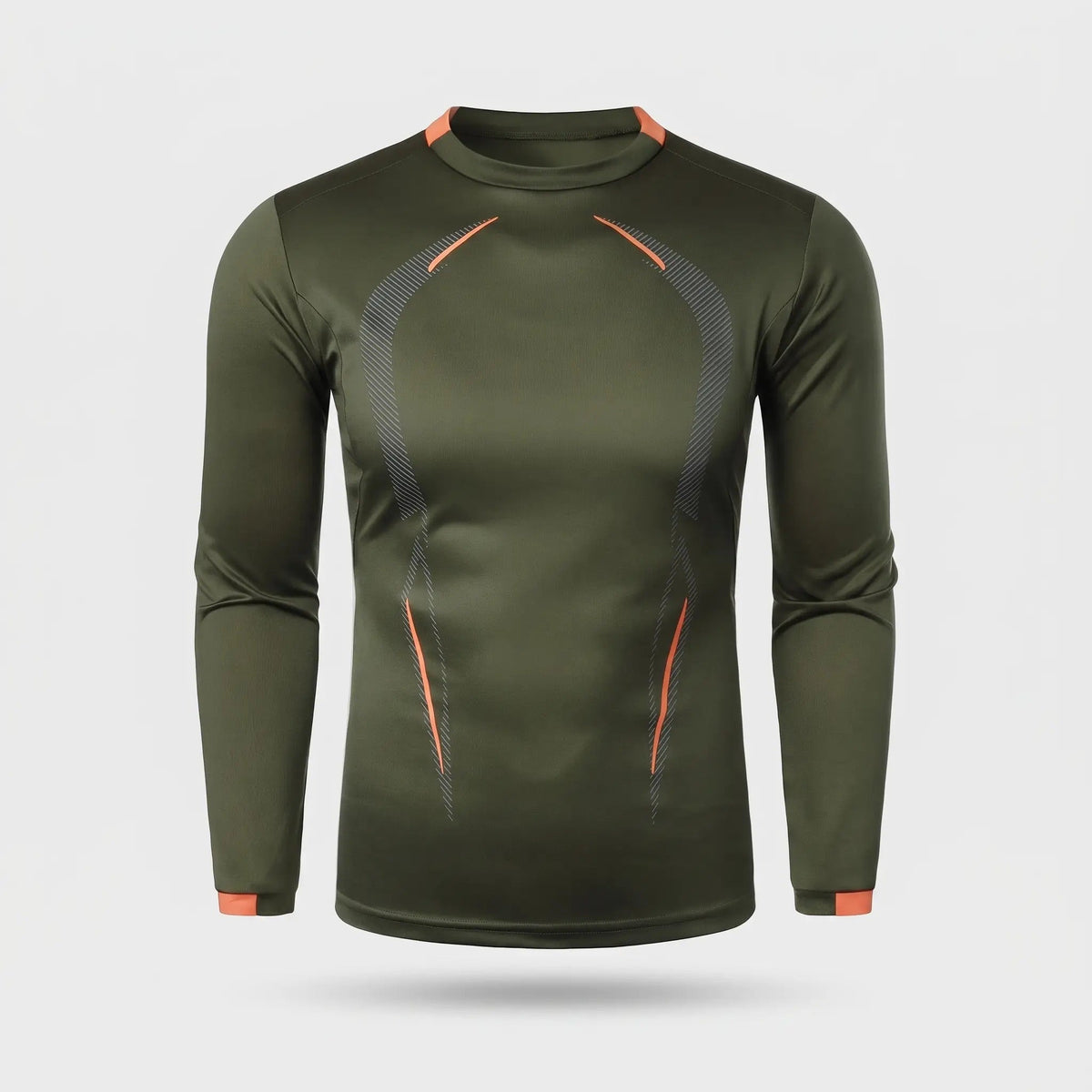 Men's Long Sleeve Running Top - Quick Dry Base Layer - Hiking T Shirt