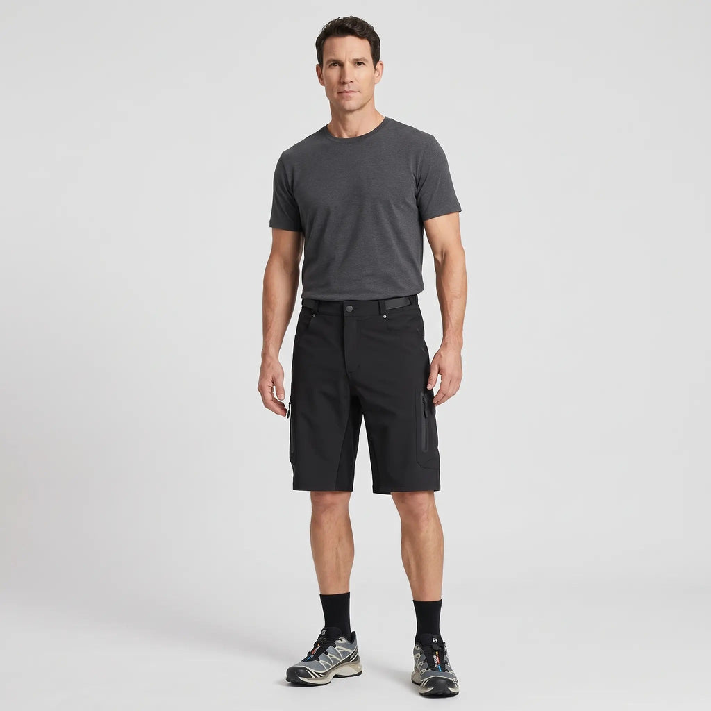 Men's MTB Shorts - Zip Pocket Cargo Shorts - Baggy Cycling Shorts
