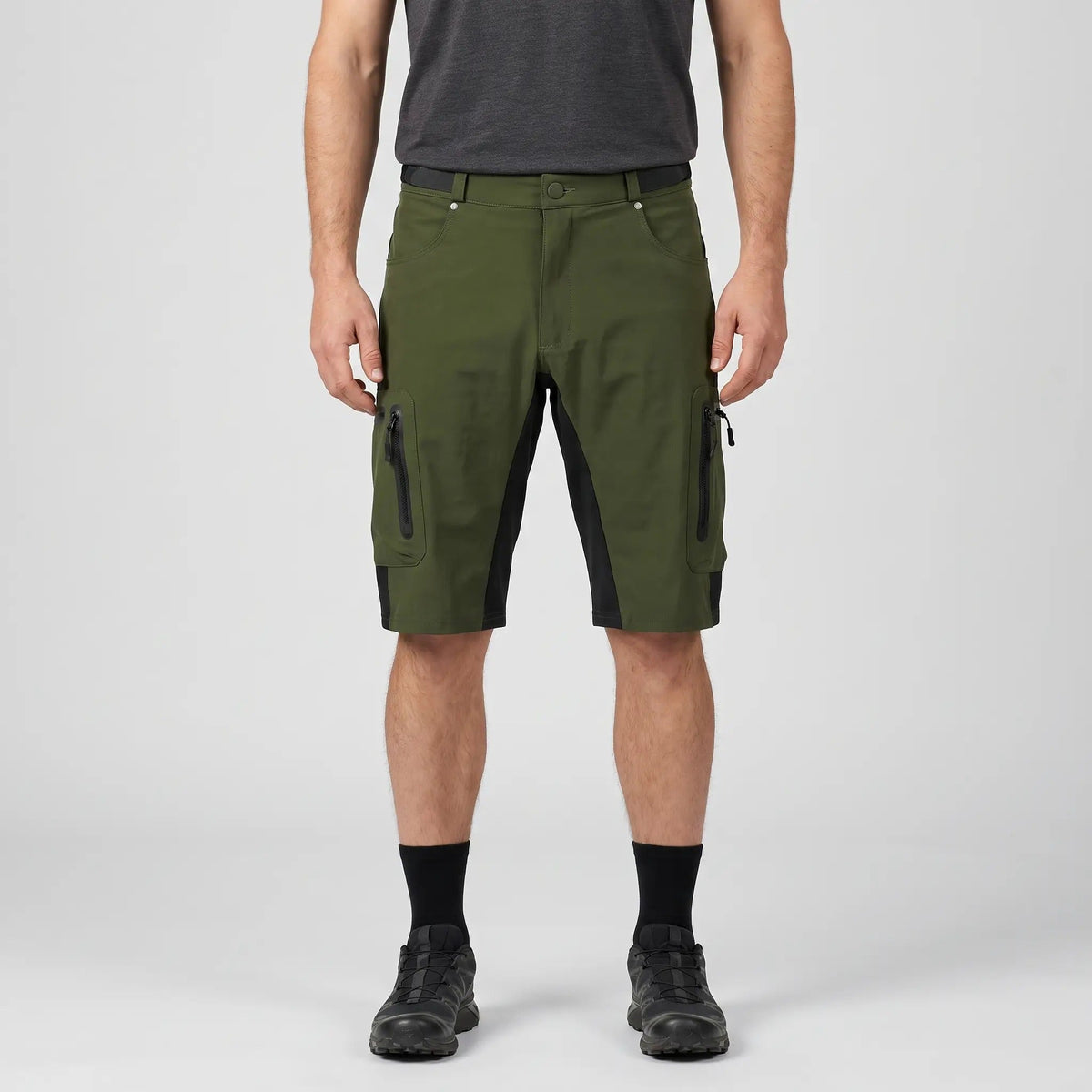Men's MTB Shorts - Zip Pocket Cargo Shorts - Baggy Cycling Shorts