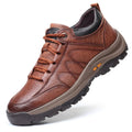 Men's Orthopaedic Leather Shoes | Supportive Comfort Walking Shoes