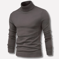 Men's Ribbed Merino Wool Turtleneck Jumper