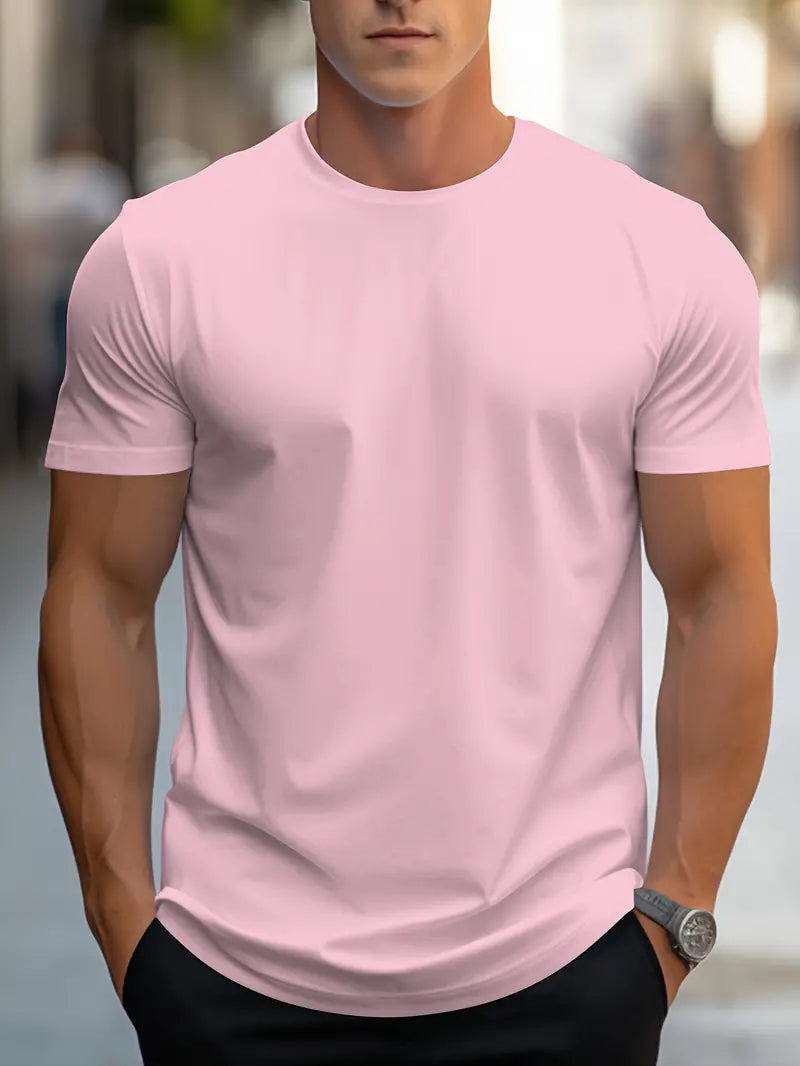 Men's Slim Fit Crew Neck T-Shirt – Everyday Style