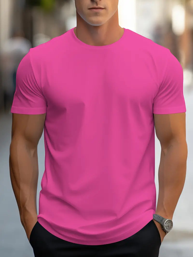 Men's Slim Fit Crew Neck T-Shirt – Everyday Style