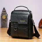 Men's Vertical Crossbody Messenger Bag