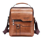 Men's Vertical Crossbody Messenger Bag