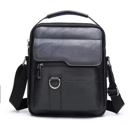 Men's Vertical Crossbody Messenger Bag