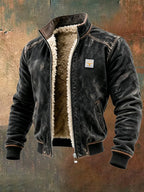 Men's Vintage-Style Thermal Jacket