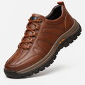 Men's Walking Shoes in Leather with Cushioned Arch Support