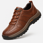 Men's Walking Shoes in Leather with Cushioned Arch Support