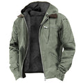 Men's Warm Insulated Outdoor Parka