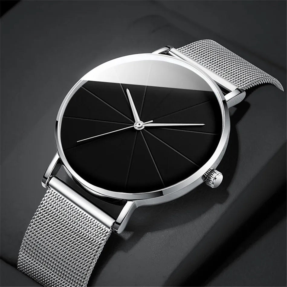 Men's Watch with Bold Dial Accents