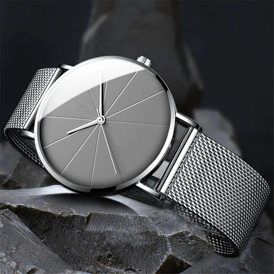 Men's Watch with Bold Dial Accents