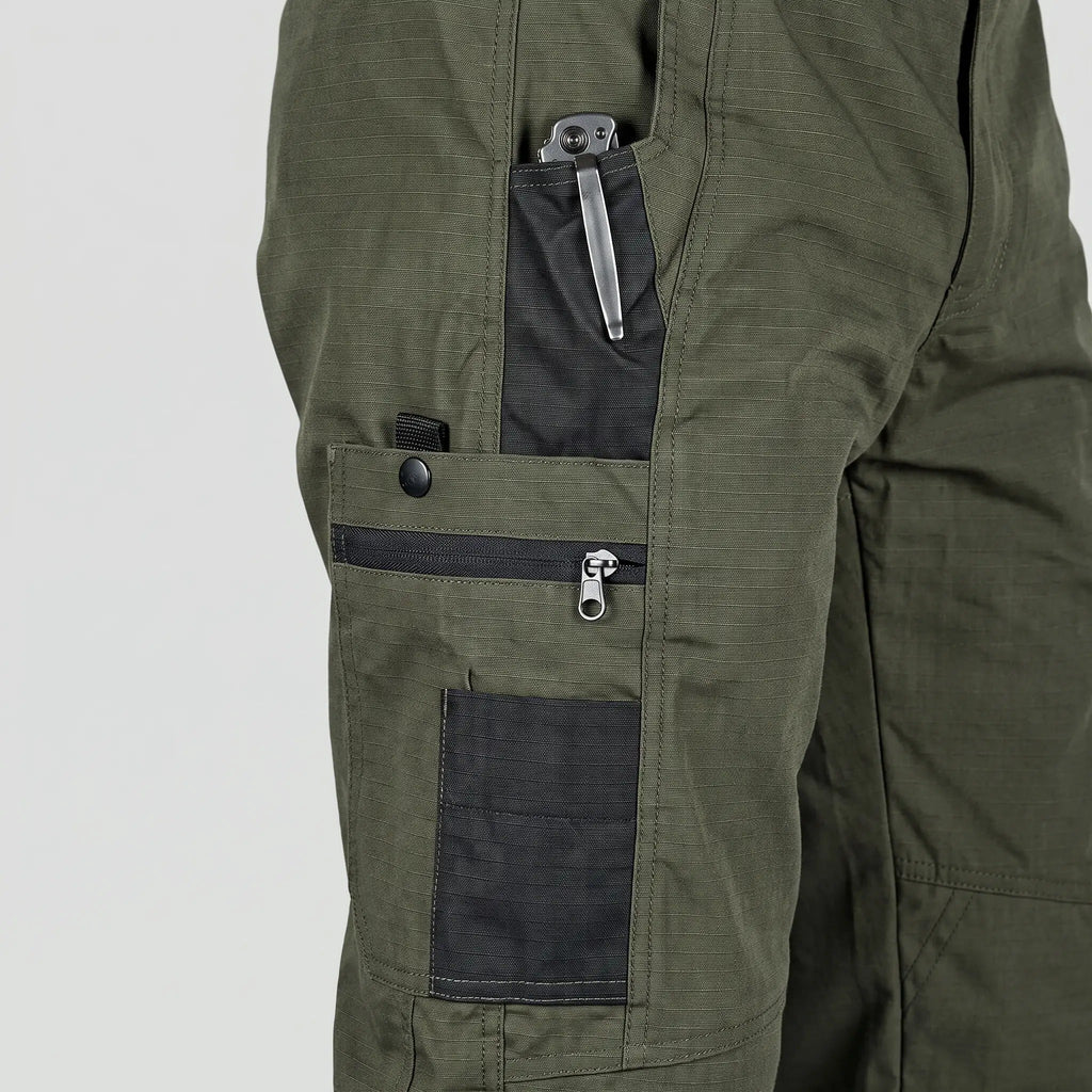 Men's Work Trousers - Ripstop Cargo Trousers - Combat Trousers