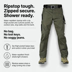 Men's Work Trousers - Ripstop Cargo Trousers - Combat Trousers