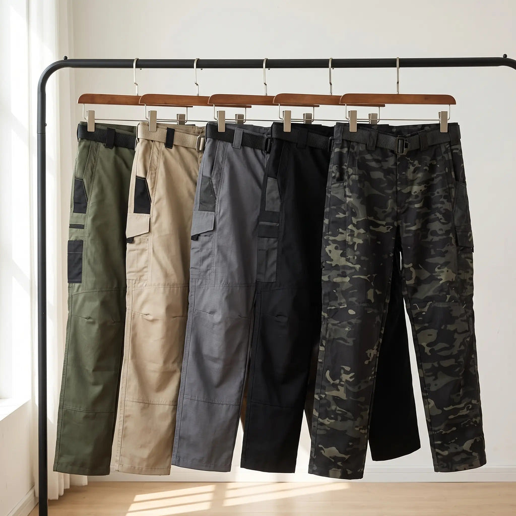 Men's Work Trousers - Ripstop Cargo Trousers - Combat Trousers