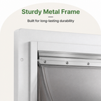 Metal Frame Weatherproof & Lockable Pet Door