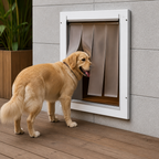 Metal Frame Weatherproof & Lockable Pet Door
