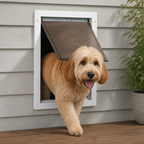 Metal Frame Weatherproof & Lockable Pet Door