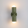 Modern Wall Sconce - Dual Up Down LED Lighting and Colour-Blocked Exterior