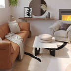 Modern washable rug with soft texture