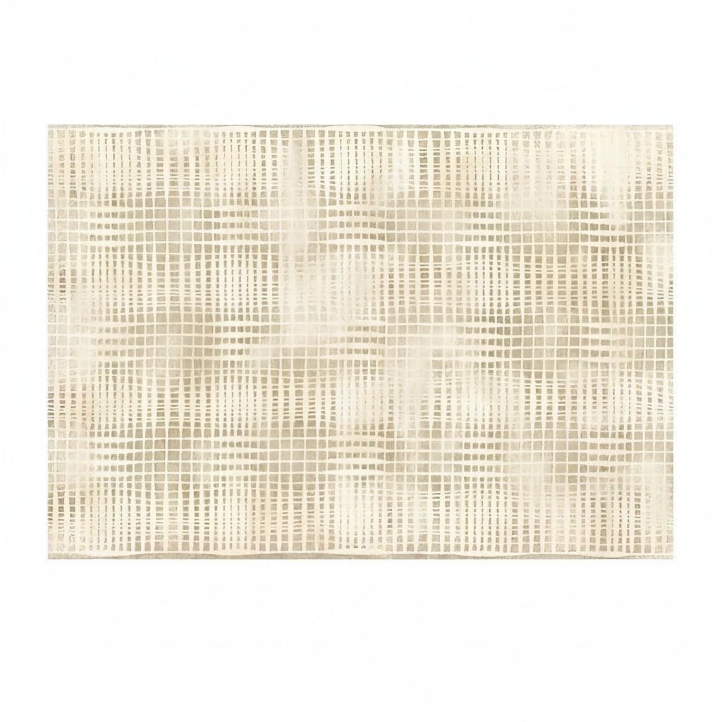 Modern washable rug with soft texture